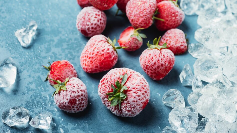 Erdbeeren Einfrieren